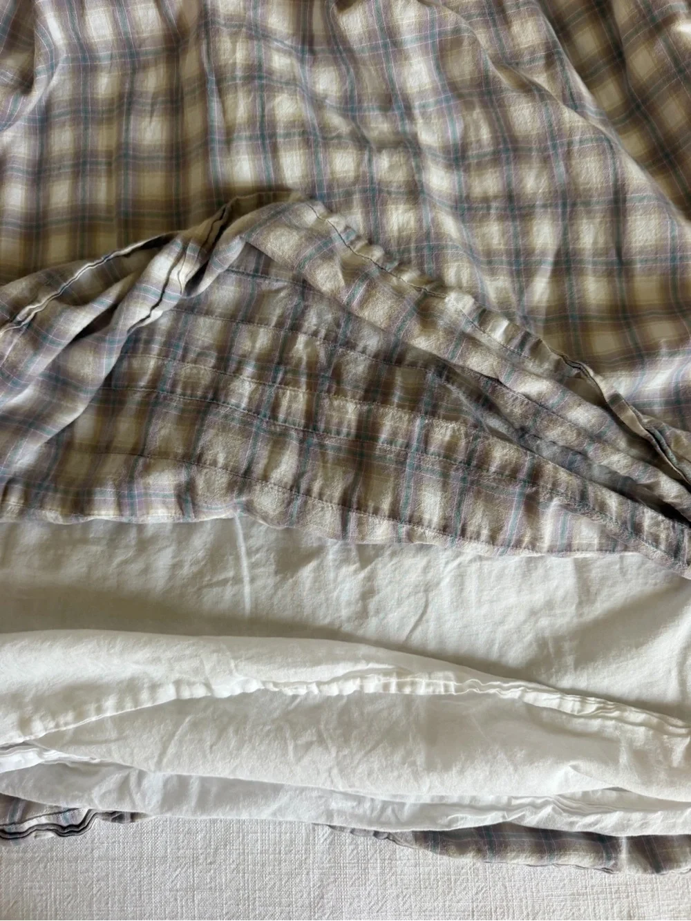 Madewell Marianna Puff-Sleeve Midi Dress In Plaid - Picture 11 of 13